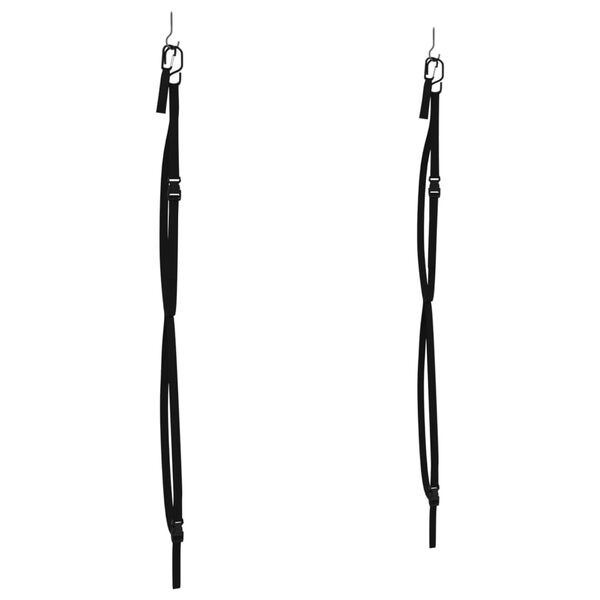 vidaXL Remmar för 2 kajaker med paddelklämmor 50 kg