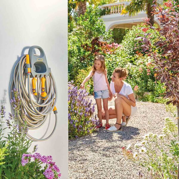 Hozelock Trädgårdsslang med slanghållare 20 m