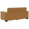 vidaXL Soffa 2-sits brun 180x78x84 cm sammet
