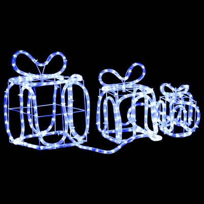 vidaXL Juldekoration julklappar med 180 LED inomhus/utomhus