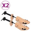vidaXL Skoblock 2 par stl. 41-46 massiv furu