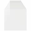 vidaXL TV V&auml;gghylla V&auml;ggmonterad 2 pcs Glansig Vit 78,5 x 31 x 29,5 cm