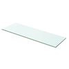 vidaXL Hyllplan 2 st glas genomskinlig 60x15 cm