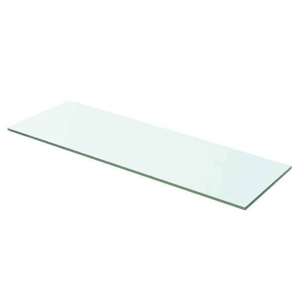 vidaXL Hyllplan 2 st glas genomskinlig 60x15 cm
