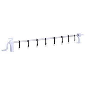 vidaXL Upprullningsanordning f&ouml;r poolskydd plastbas