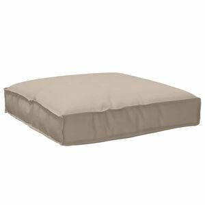 vidaXL Kudde Oxford Tyg Taupe 80 x 80 x 12 cm