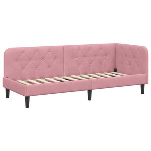 vidaXL H&ouml;rn S&auml;ngram Rosa 80 x 200 cm Sammet