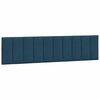 vidaXL Bed Frame without Mattress "Hanko" Blue 200x200 cm Velvet