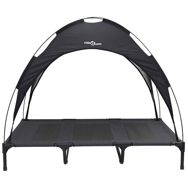 vidaXL Hunds&auml;ng Svart 122 x 93 x 106,5 cm St&aring;l