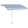 vidaXL Electric Awning 3,5 x 2 m Gr&auml;ddvit 100% Polyester