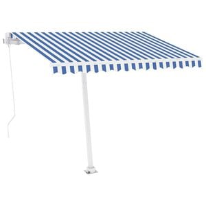vidaXL Electric Awning 3,5 x 2 m Vinr&ouml;d 100% Polyester