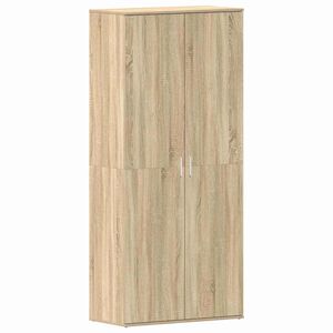 vidaXL Skosk&aring;p 80 x 39 x 178 cm Konstruerat tr&auml; Sonoma-ek