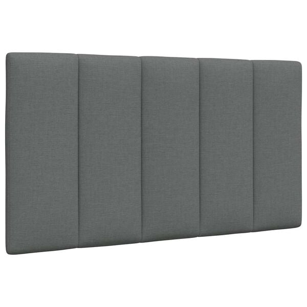 vidaXL Headboard Cushion "Hanko" Dark Grey 90 cm Fabric
