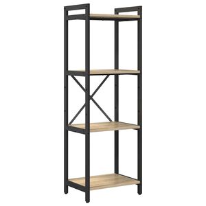 vidaXL Hyllsystem 40 x 30 x 119 cm Konstruerat tr&auml; Sonoma-ek