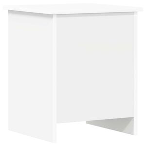 vidaXL F&ouml;rvaringskista med lagring Vit 40 x 40 x 50 cm Konstruerat tr&auml;