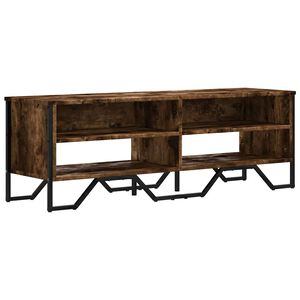 vidaXL Tv-b&auml;nk r&ouml;kf&auml;rgad ek 122x34x41 cm konstruerat tr&auml;