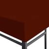 vidaXL Paviljongtak 310 g/m&sup2; 3x4 m terrakotta