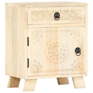 vidaXL S&auml;ngbord 40x30x50 cm massivt mangotr&auml;