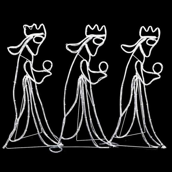 vidaXL Kungliga figurer ljusslinga med 504 LEDs 99,5x45,5 cm