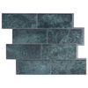 vidaXL Subwaytile 50 st Bl&aring;gr&ouml;n 29 x 21 cm Polyuretan och PET