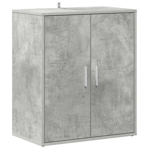 vidaXL Skosk&aring;p betonggr&aring; 60x35x70 cm konstruerat tr&auml;