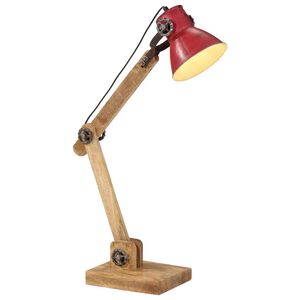 vidaXL Skrivbordslampa 25 W n&ouml;tt r&ouml;d 23x18x96 cm E27