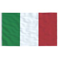 vidaXL Italiens flagga 90x150 cm