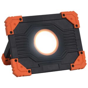 vidaXL B&auml;rbar str&aring;lkastare ABS 10 W LED kallvit