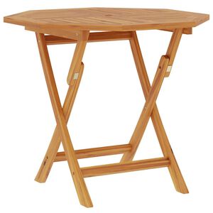vidaXL Hopf&auml;llbart tr&auml;dg&aring;rdsbord 85x85x76 cm massiv teak