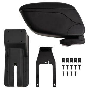 vidaXL Armst&ouml;d Svart 12x29x(32-46) cm ABS