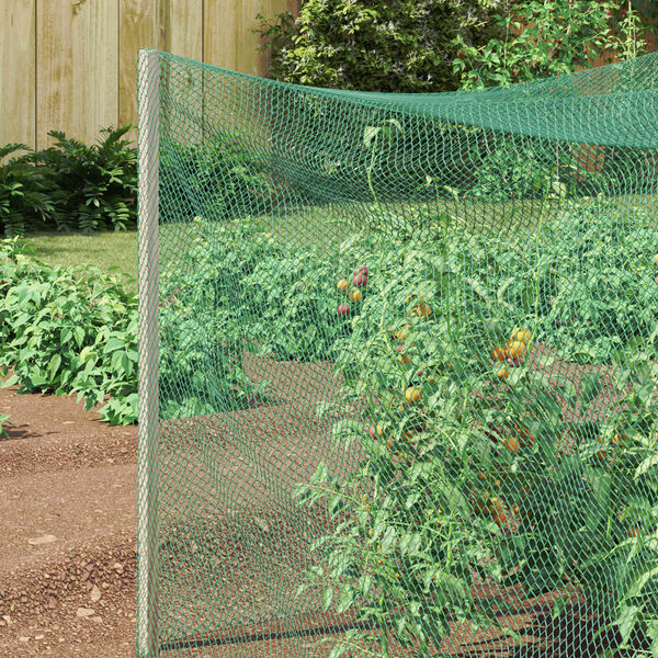 vidaXL F&aring;gel Skyddsn&auml;t Gr&ouml;n 4 x 25 m polyeten