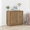vidaXL Sideboard Artisan Ek 80 x 40 x 75 cm Konstruerat trä