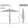 Madison Trädgårdsparasoll Paros II Luxe 300 cm ecru