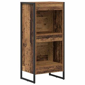 vidaXL Boksk&aring;p 40 x 30 x 86,5 cm Konstruerat tr&auml; Gammalt tr&auml;