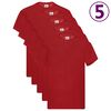 Fruit of the Loom Original T-shirt 5-pack röd stl. M bomull
