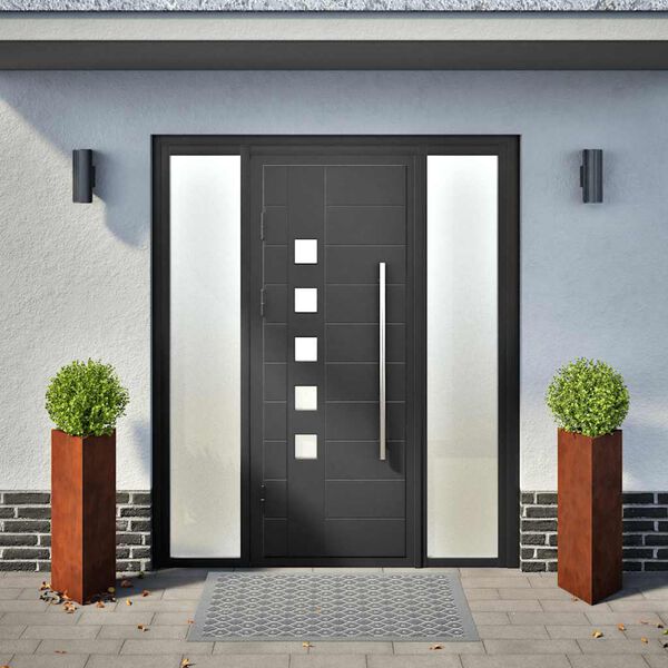 vidaXL Odlingsl&aring;dor 2 st triangul&auml;r v&auml;derbest&auml;ndigt st&aring;l