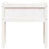 vidaXL Odlingslådor med ben vit 70x31x70 cm massiv furu