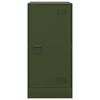 vidaXL Skänk olivgrön 34,5x39x73 cm stål