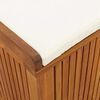 vidaXL Kuddl&aring;da utomhus 150x50x60,5 cm massivt tr&auml; akacia
