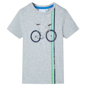 T-shirt med korta &auml;rmar f&ouml;r barn gr&aring; 140