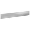 vidaXL Kant f&ouml;r gr&auml;smatta 20 pcs 100 x 15 cm St&aring;l Silver