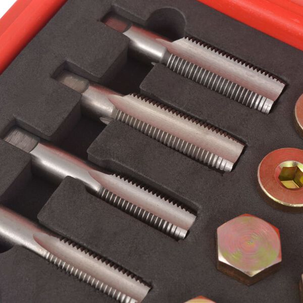 vidaXL Reparationssats för oljeplugg 64 delar set M13 M15 M17 M20