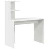 vidaXL Skrivbord Vit 102 x 50 x 124 cm Konstruerat tr&auml;