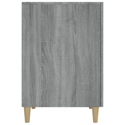 vidaXL Skrivbord grå sonoma 140x50x75 cm konstruerat trä