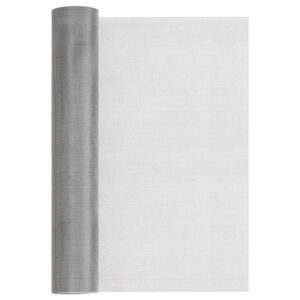 vidaXL N&auml;tduk 40 x 1000 cm 30 Mesh Rostfritt st&aring;l 201 Silver