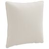 vidaXL Ryggkudde PUTTEN 100% Polyester Vit 40 x 40 x 15 cm