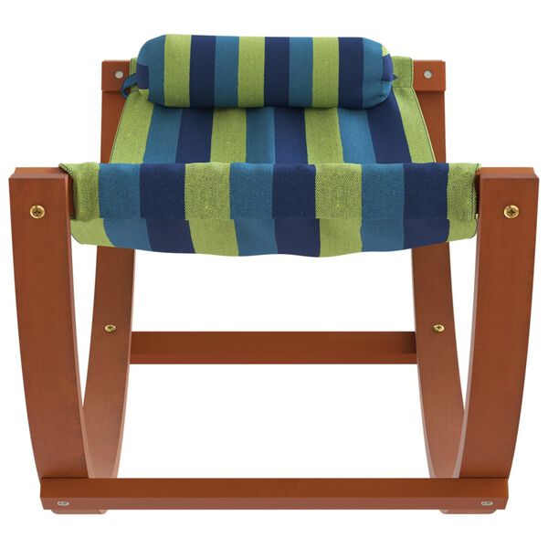 vidaXL Gungande hängmatta för barn blå och grön tyg