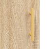 vidaXL Väggskåp sonoma-ek 34,5x34x90 cm