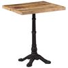 vidaXL Caf&eacute;bord 60x60x77 cm grovt mangotr&auml;