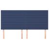 vidaXL S&auml;nggavel bl&aring; 200x5x118/128 cm tyg